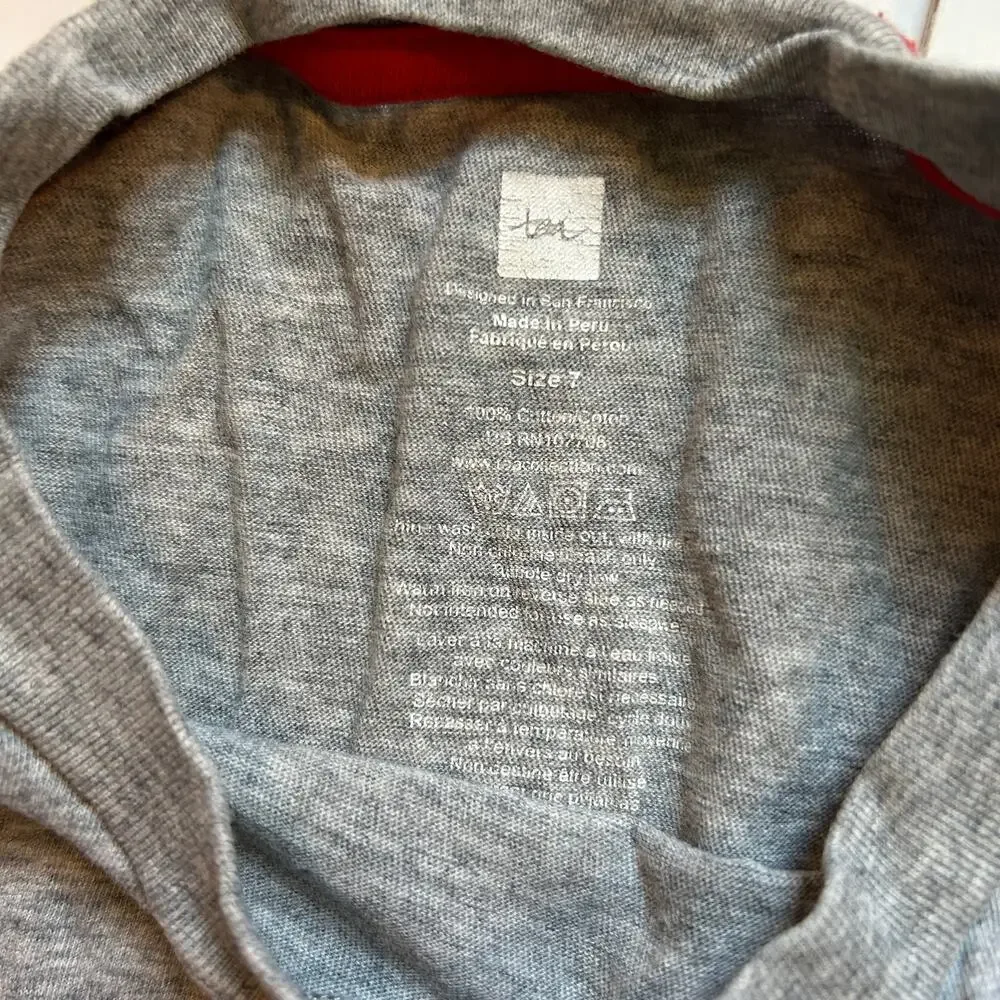 Tea Collection Moose Graphic Long-Sleeve Tee - Size 7